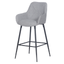 Бар стол MERTON - сив CM-2