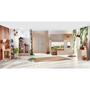 Трикрилен детски гардероб MY HOUSE-2
