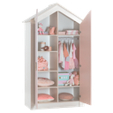 Двукрилен детски гардероб PINK HOUSE-1