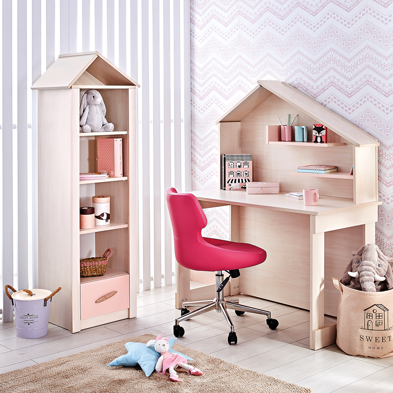 Детска етажерка PINK HOUSE-1
