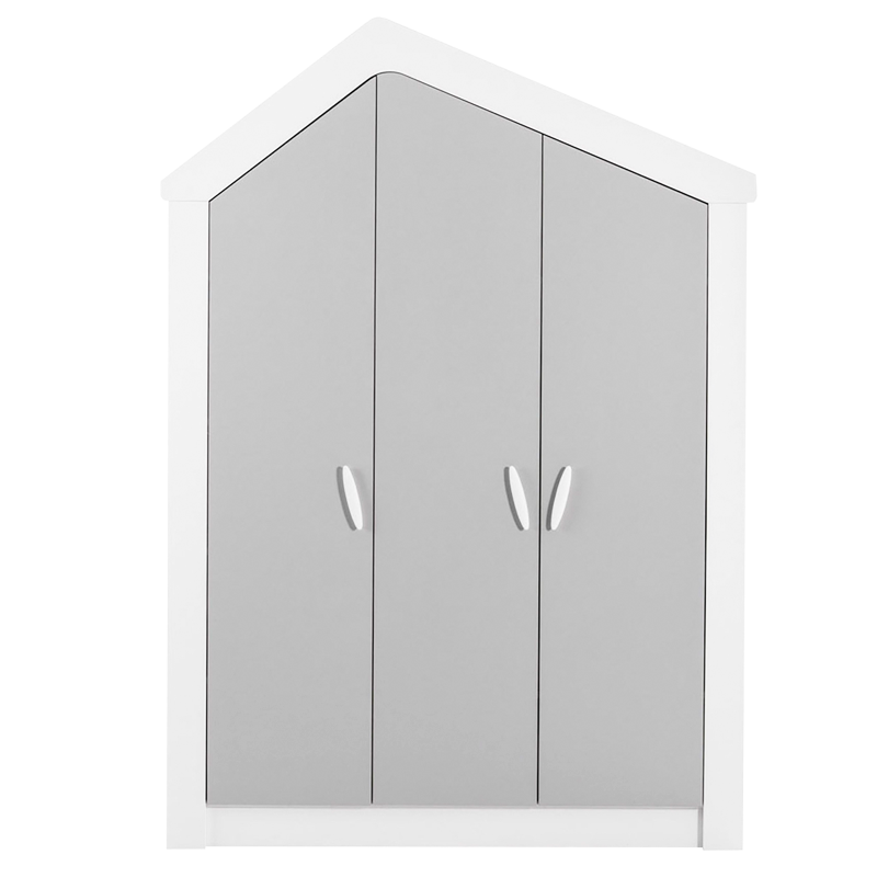 Трикрилен детски гардероб WHITE HOUSE-1