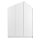 Трикрилен детски гардероб WHITE HOUSE-2