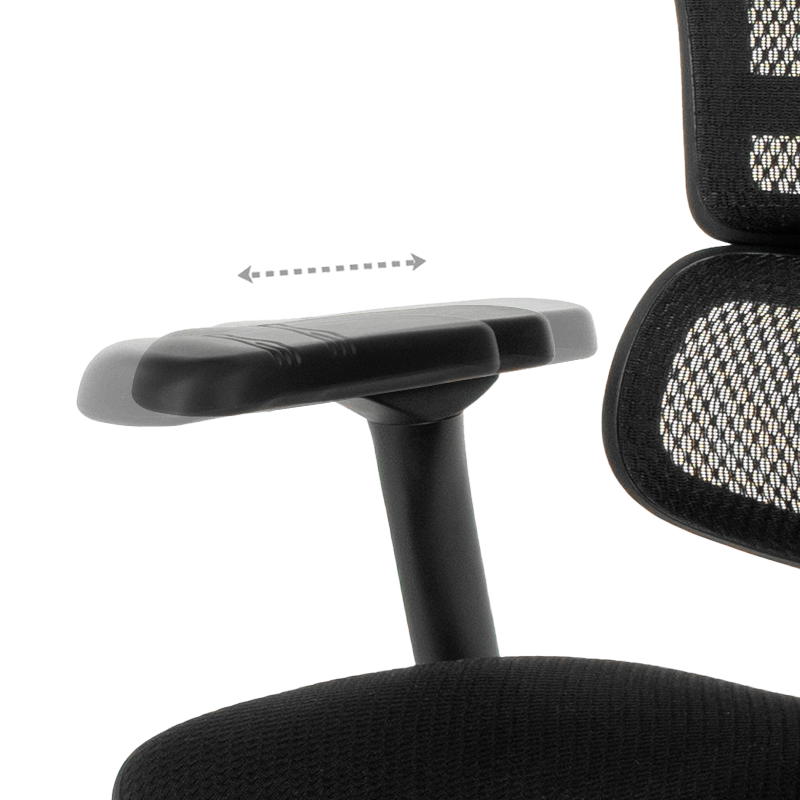 Ергономичен стол ERGOHUMAN ELITE 2 - черна рамка-9
