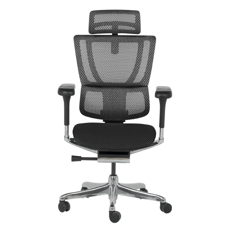Ергономичен стол ERGOHUMAN IOO ELITE 2 - черна рамка-1