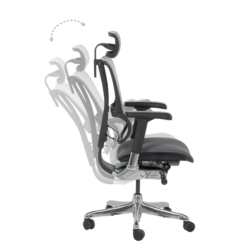 Ергономичен стол ERGOHUMAN IOO ELITE 2 - черна рамка-7