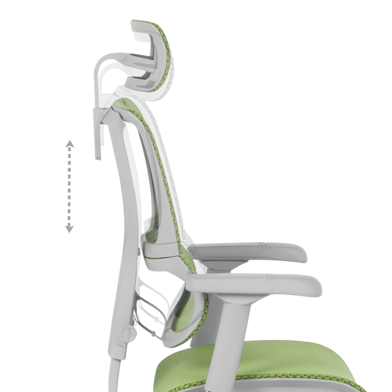 Ергономичен стол ERGOHUMAN IOO ELITE 2 - сива рамка-7