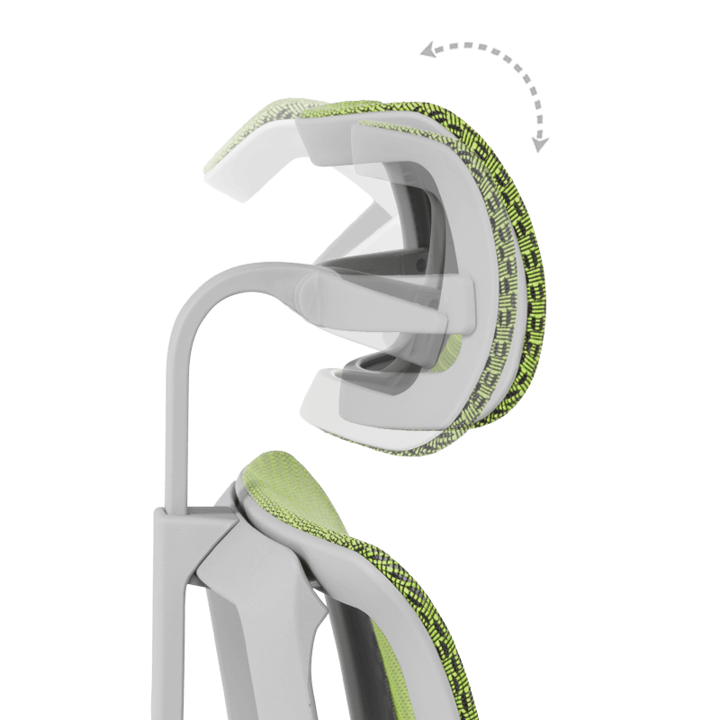 Ергономичен стол ERGOHUMAN IOO ELITE 2 - сива рамка-11