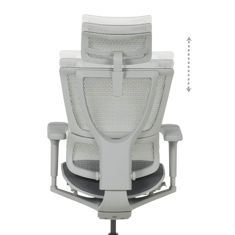 Ергономичен стол ERGOHUMAN IOO ULTRA - сива рамка-8