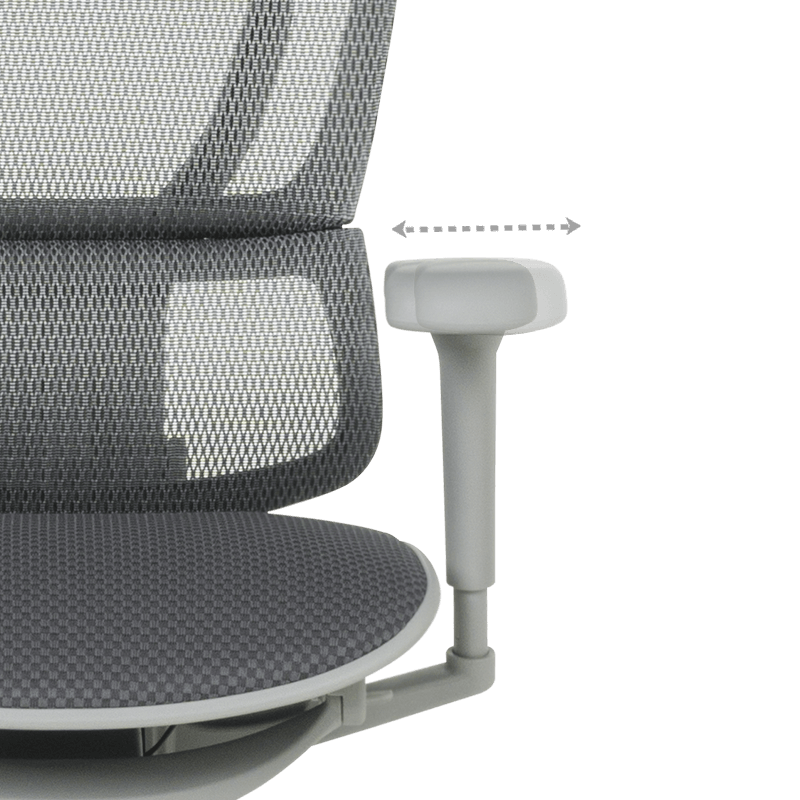 Ергономичен стол ERGOHUMAN IOO ULTRA - сива рамка-15