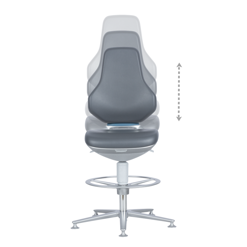 Лабораторен ергономичен стол BIMOS TEXON 3 - 9171R-10