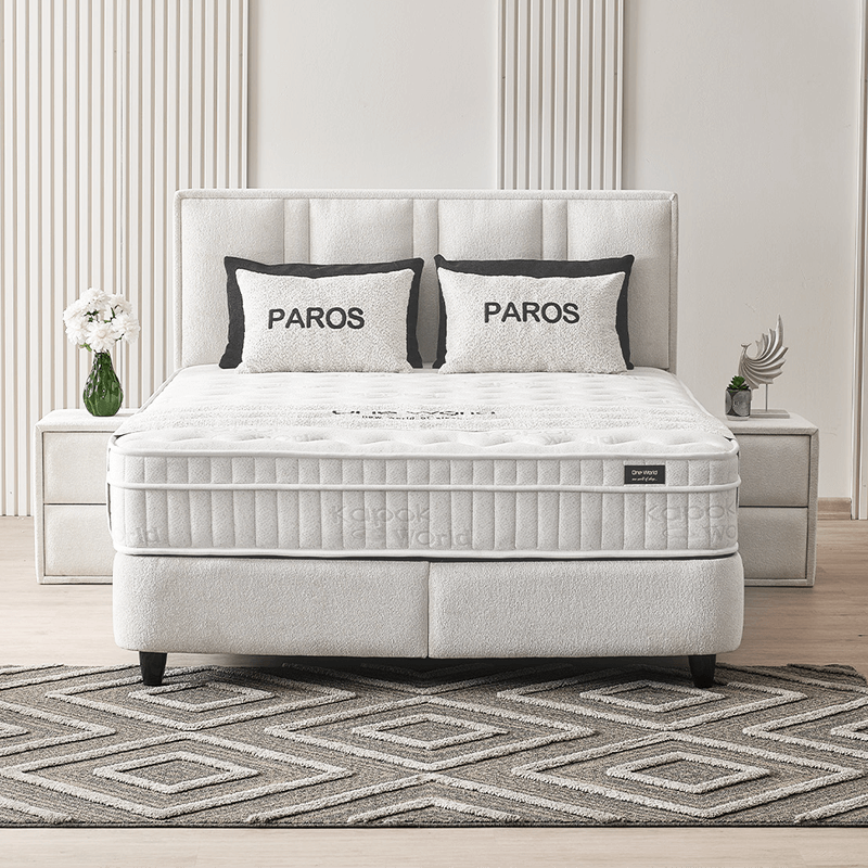 Тапицирана спалня с матрак PAROS 140 х 200-2