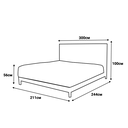 Тапицирана спалня с матрак BUMBY 160 x 200 - светлосив  21-3