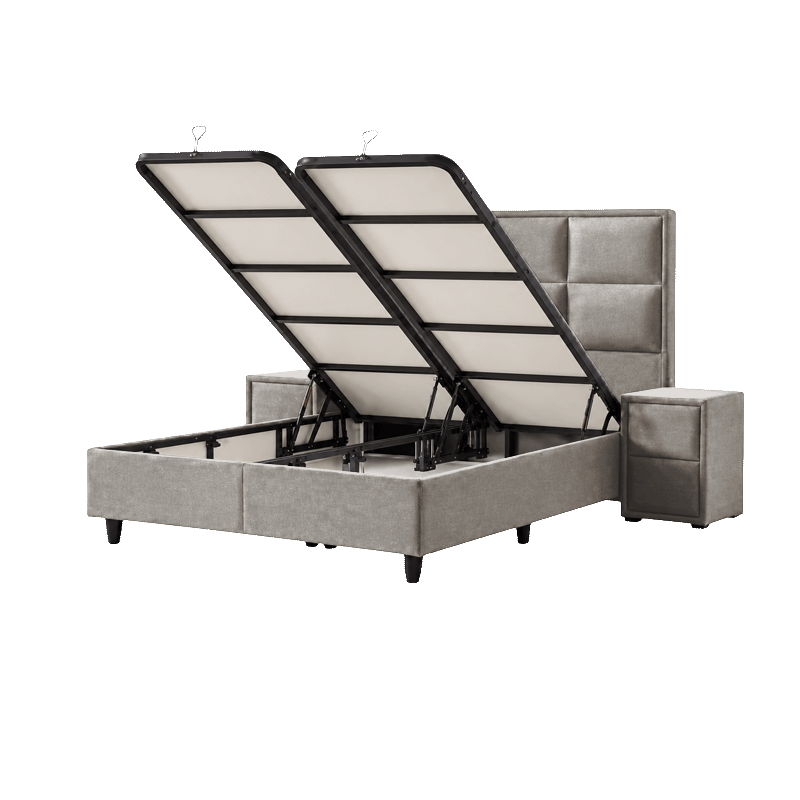 Тапицирана спалня с матрак CARIA 160 x 200-4
