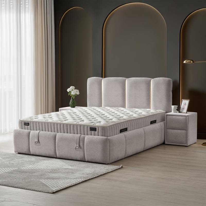 Тапицирана спалня с матрак ALLURE 160 x 200-1