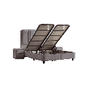 Тапицирана спалня с матрак HUGO 140 x 200-3