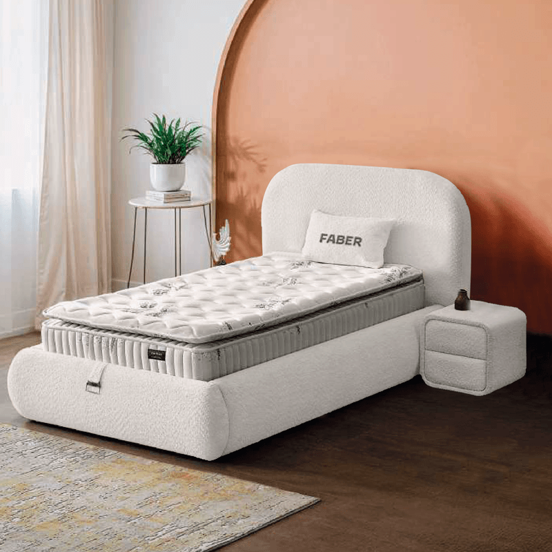 Тапицирано легло с матрак FABER 90 х 200-3