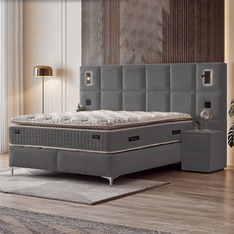 Тапицирана спалня с матрак IBIZA 160 х 200-1