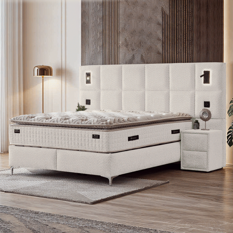 Тапицирана спалня с матрак IBIZA 180 х 200-1