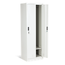 Метален шкаф Carmen CR-1242-2 J LUX - сив / тъмносив-1