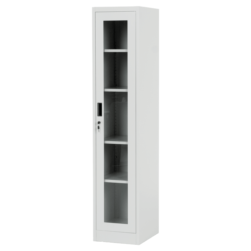 Метален шкаф Carmen CR-1001 J - сив-2