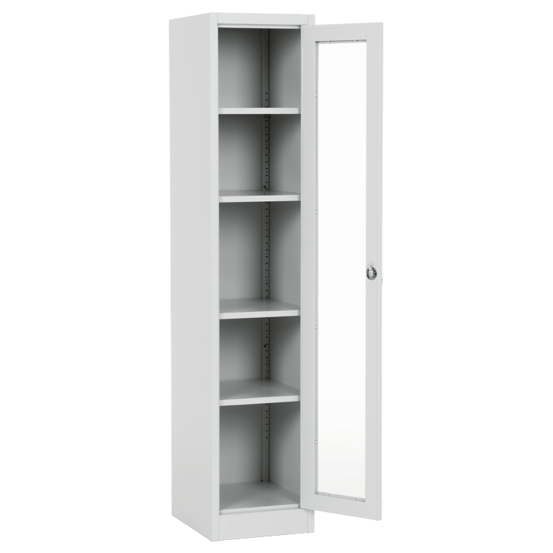 Метален шкаф Carmen CR-1001 J - сив-4