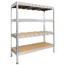 Метален стелаж MEGA 177x90x45 см, до 600 кг на рафт-1
