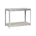 Метален стелаж MEGA 87x160x60 см, до 600 кг на рафт-2