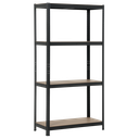 Метален стелаж Carmen CR-1015 - 180х90х40 см, до 175 кг на рафт-1