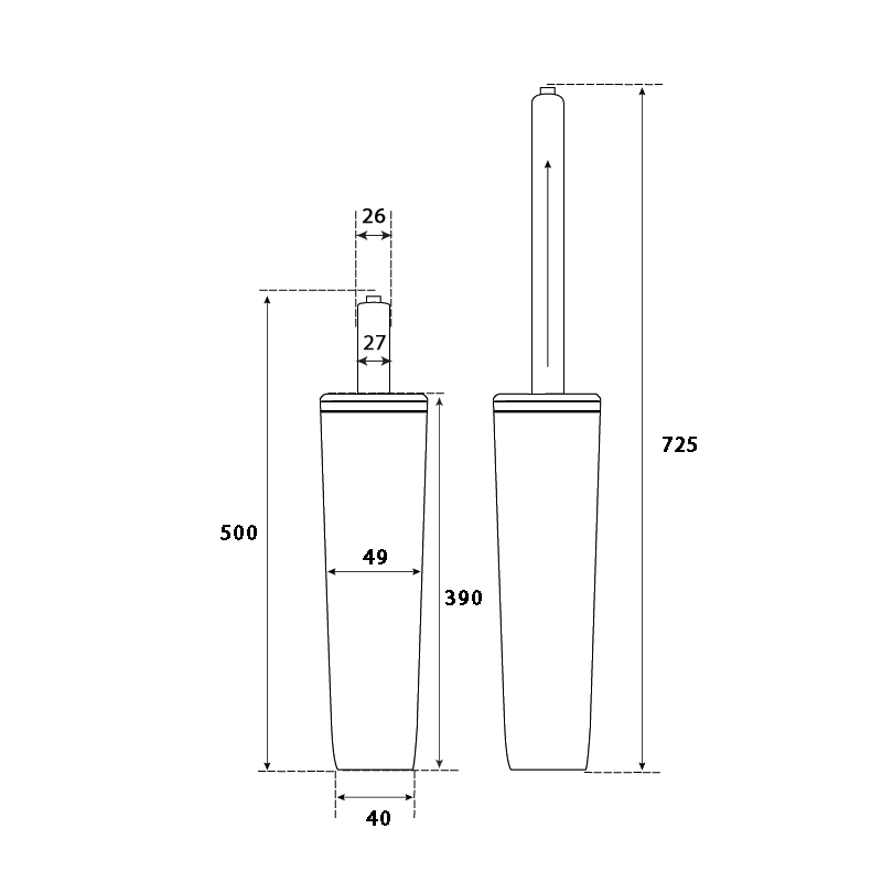 Амортисьор за бар стол-1