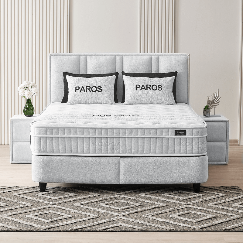 Тапицирана спалня с матрак PAROS 140 х 200-2