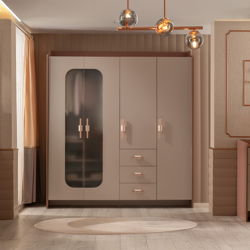 Четирикрилен гардероб ESTELLA-3