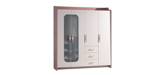 Четирикрилен гардероб ESTELLA-5
