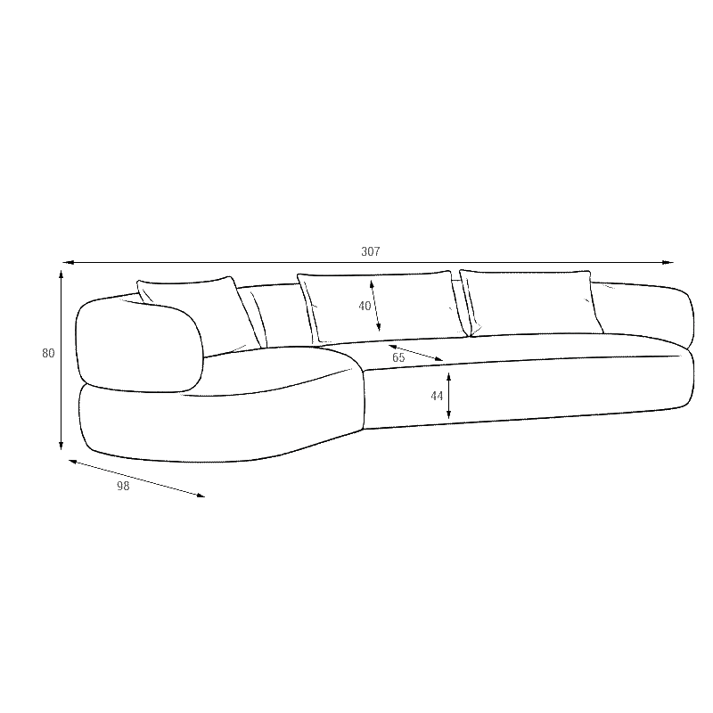 Ъглов диван SKIEN-4