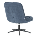 Кресло с табуретка JANET - синьо-7