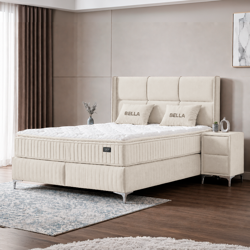 Тапицирана спалня с матрак BELLA 180 x 200-1