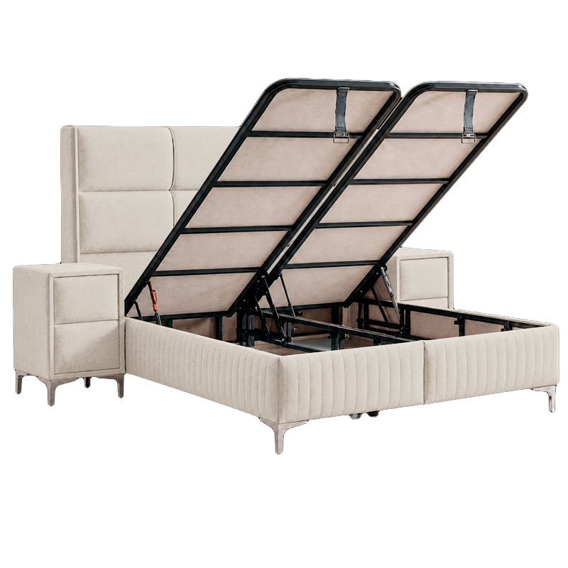Тапицирана спалня с матрак BELLA 180 x 200-2