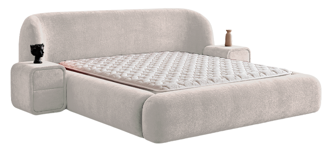 Тапицирана спалня с матрак BOHEM 180 х 200-5