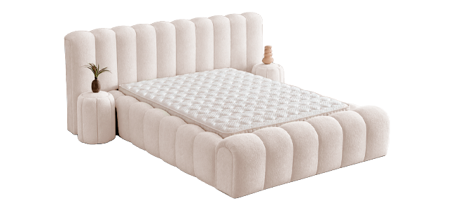 Тапицирана спалня с матрак CARLA 160 х 200-5