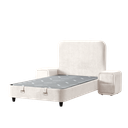 СПАЛНЯ COMO PRO 140X200 JAGUAR 03 PEARL (ПЕРЛА 03)-3