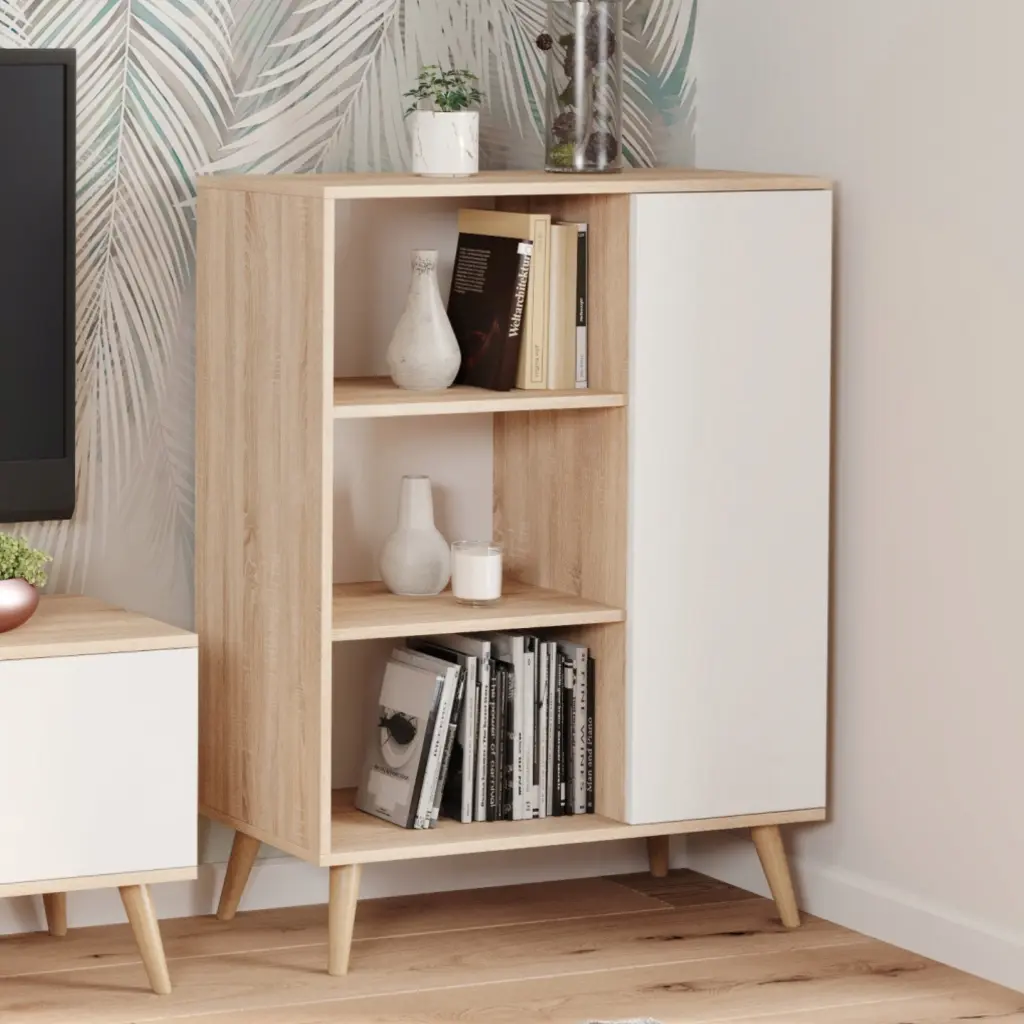 pol_pl_Komoda-FONDI-szafka-z-regalem-skandynawska-nogi-drewniane-Dab-Sonoma-Bialy-5613_3.webp