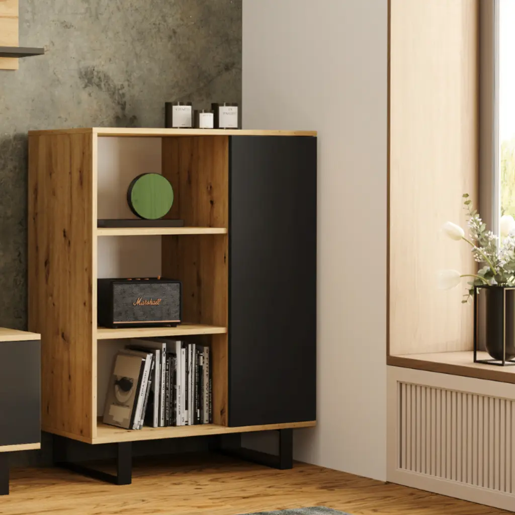 pol_pl_Komoda-FONDI-szafka-z-regalem-loft-nogi-metalowe-Dab-Artisan-Czarny-14389_3 (1).webp