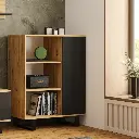 pol_pl_Komoda-FONDI-szafka-z-regalem-loft-nogi-metalowe-Dab-Artisan-Czarny-14389_3 (1).webp