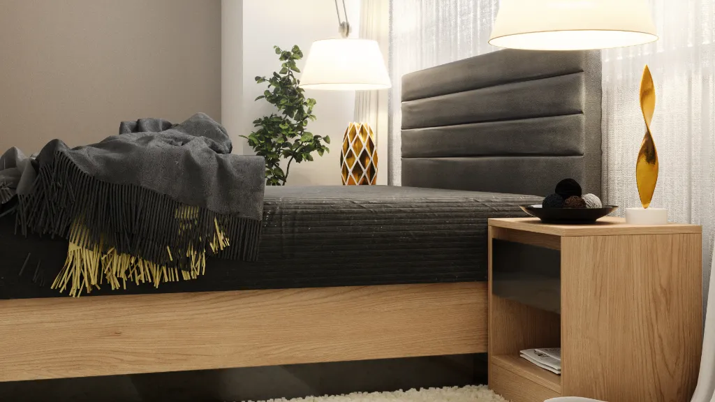 Спален комплект H1242_ST10 + МДФ черен гланц_cam_03.webp