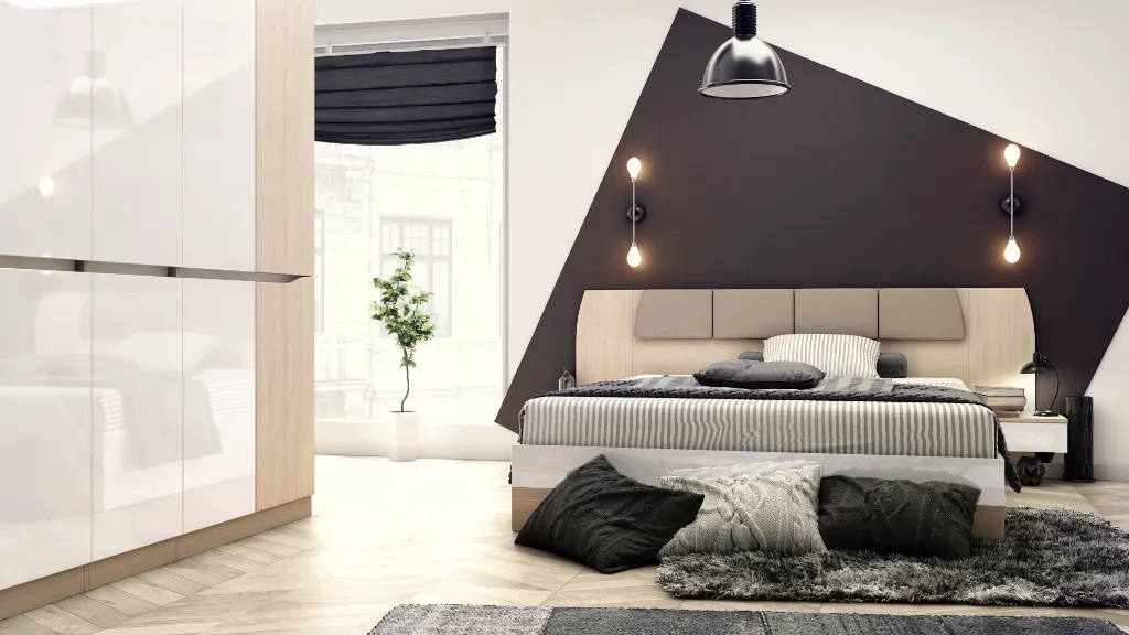 Спален комплект Trinity флийтууд бял H3450 ST22 + МДФ бял гланц - cam 02.webp