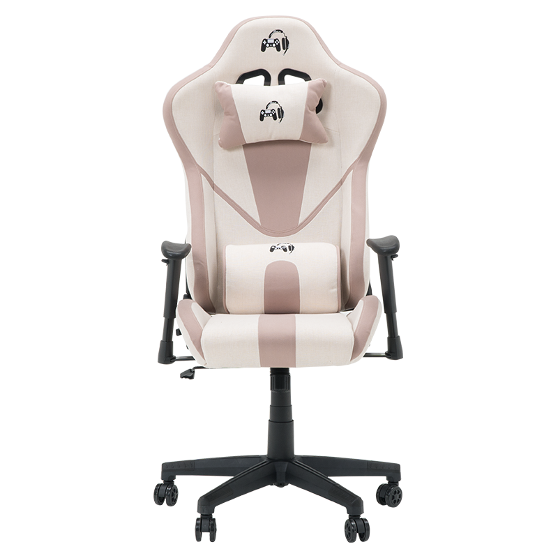 Геймърски стол Carmen 6313 - крем-розов-1