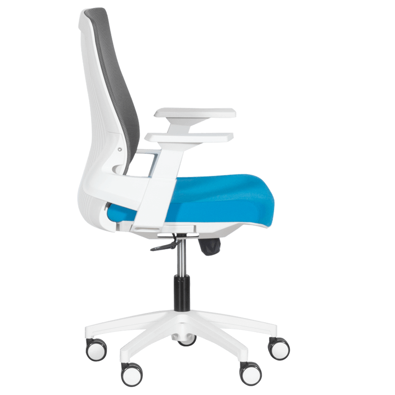 Работен офис стол Carmen 7547 - зелен-сив-3