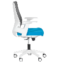 Работен офис стол Carmen 7547 - зелен-сив-3