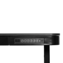 Ергономично регулируемо бюро Carmen CR-118 E - 150 см - черно-6