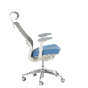 Ергономичен стол GLAND - син-сив-4