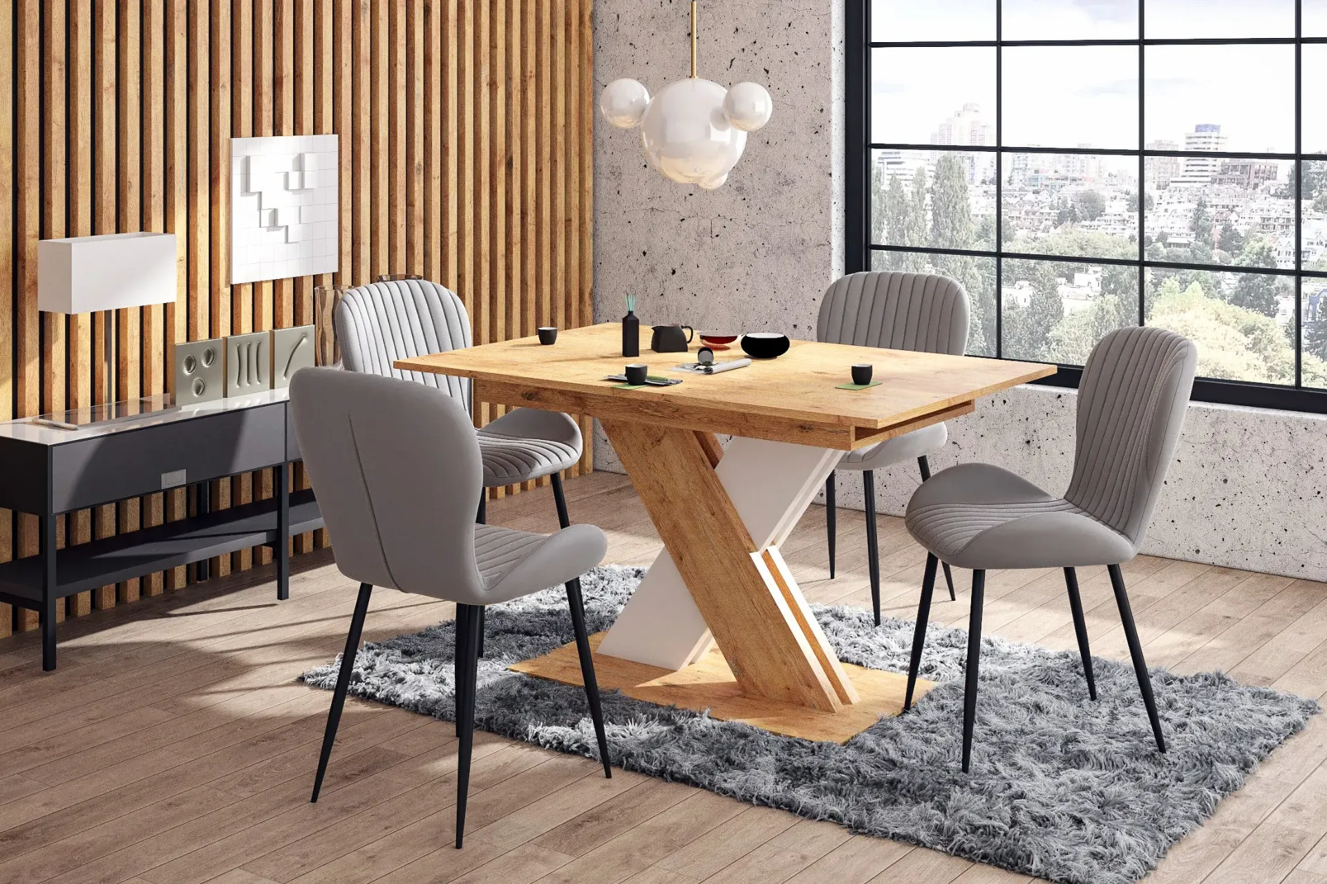 Разтегателна трапезна маса Xarelto